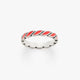 Enamel Twist Stacker Ring