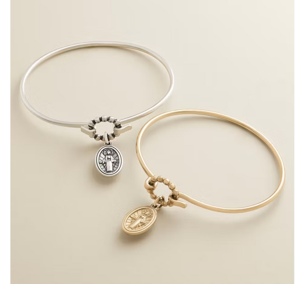 Virgin Mary Hook-On Bracelet