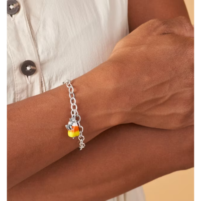 Sweet and Spooky Halloween Art Glass Charm