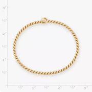 Twisted Wire Hook-On Bracelet