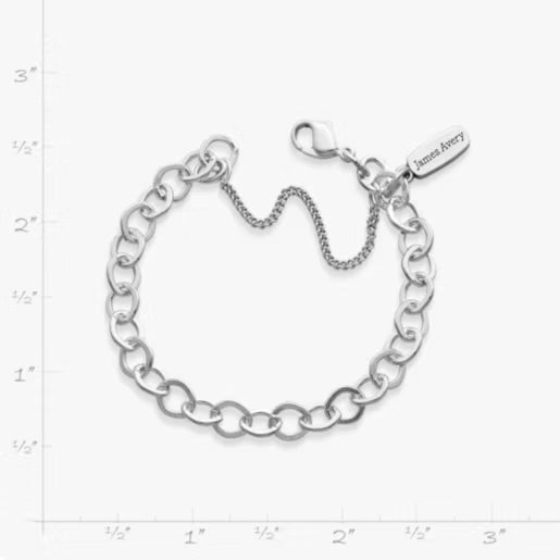 Forged Link Charm Bracelet