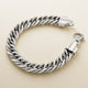 Bold Twisted Link Curb Bracelet