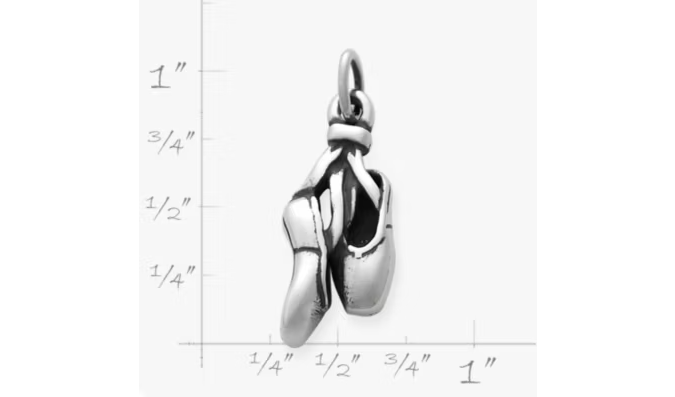 Ballet Toeshoes Charm