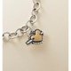Beaded Heart and Arrow Charm