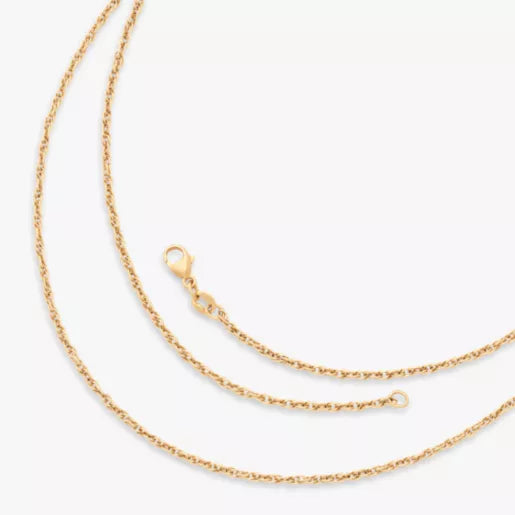 Delicate Connected Hearts Chain