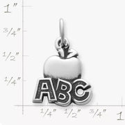 "ABC" Apple Charm