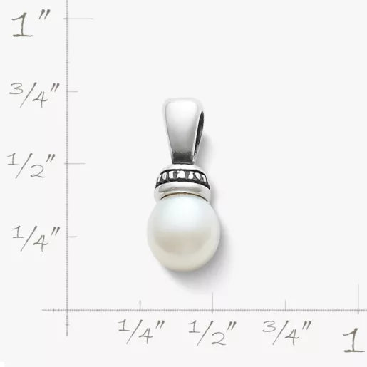 Beaded Pendant with 6mm Cultured Pearl