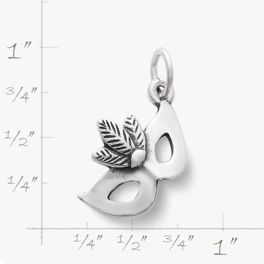 Mardi Gras Mask Charm