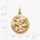 Round St. Christopher Medal Charm