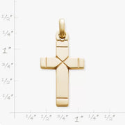 Plain Latin Cross Pendant