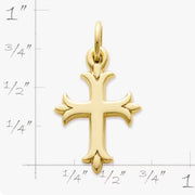 Fleuree Cross Charm