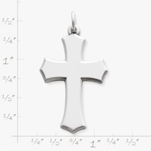 Beveled Clechee Cross Pendant