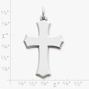 Beveled Clechee Cross Pendant