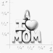 I Love Mom Charm