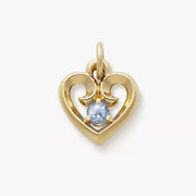 Avery Remembrance Heart Birthstone Charm