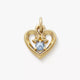Avery Remembrance Heart Birthstone Charm