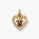 Avery Remembrance Heart Birthstone Charm