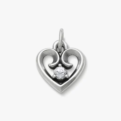 Avery Remembrance Heart Birthstone Charm