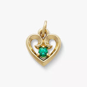 Avery Remembrance Heart Birthstone Charm