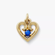 Avery Remembrance Heart Birthstone Charm