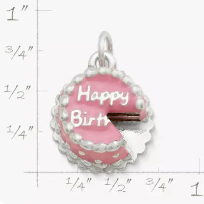 Enamel Birthday Cake Charm