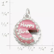 Enamel Birthday Cake Charm