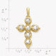 Antiquity Gemstone Cross Pendant