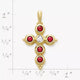 Antiquity Gemstone Cross Pendant