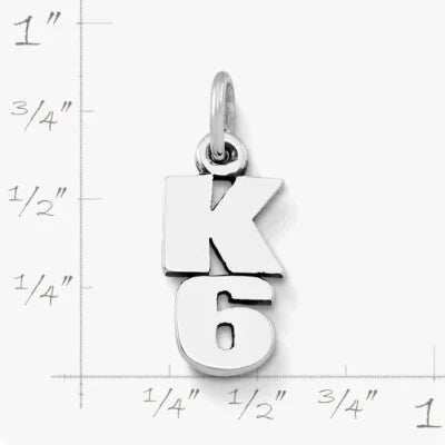 K Drop Number Charm
