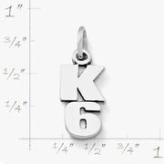 K Drop Number Charm