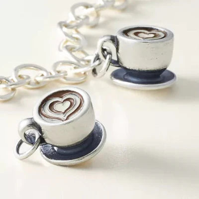 Enamel Latte Love Charm