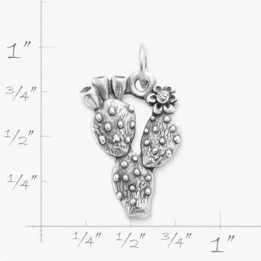 Prickly Pear Cactus Charm