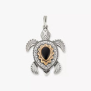 Sea Turtle Gemstone Pendant