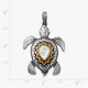 Sea Turtle Gemstone Pendant