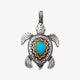 Sea Turtle Gemstone Pendant