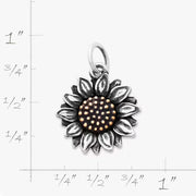 Wild Sunflower Charm