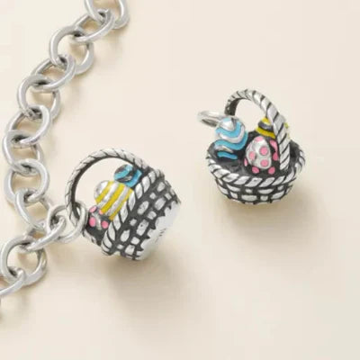 Enamel Easter Basket Charm