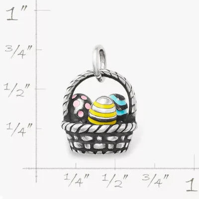 Enamel Easter Basket Charm