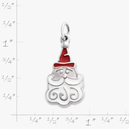 Enamel Sweet Santa Charm