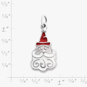 Enamel Sweet Santa Charm