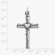 From the Heart Cross Pendant