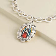 Enamel Virgin of Guadalupe Charm