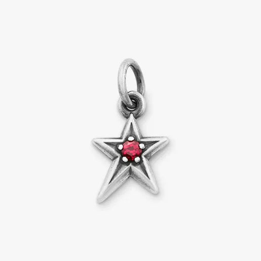 Shining Star Birthstone Charm