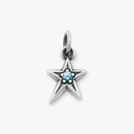 Shining Star Birthstone Charm