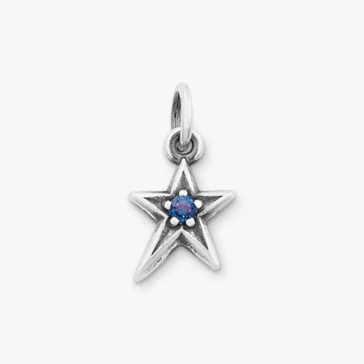 Shining Star Birthstone Charm