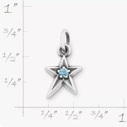 Shining Star Birthstone Charm