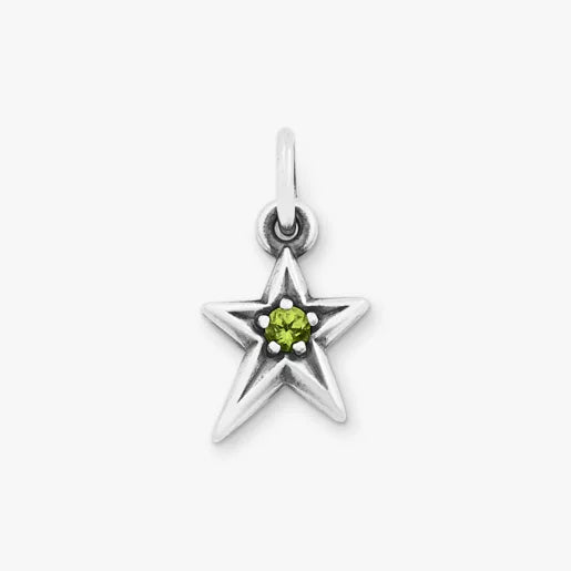 Shining Star Birthstone Charm