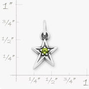 Shining Star Birthstone Charm