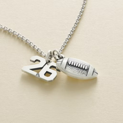 Engravable Football Charm