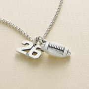 Engravable Football Charm